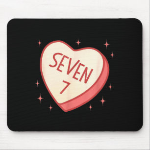 Tapis De Souris 67 Meme Saint-Valentin Cœur de Bonbon Six Sept Cor