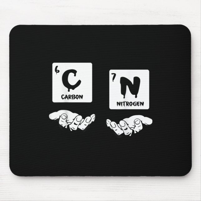 Tapis De Souris 67 Mème Science Chimie Nerd Tableau Périodique Hum (Devant)