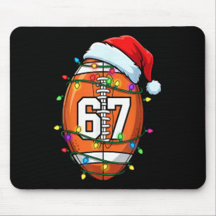 Tapis De Souris 67 Mème Six Sept Football Père Noël Noël Drôle M