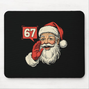 Tapis De Souris 67 Meme Six Seven Santa Drôle Noël Gen Z Alph