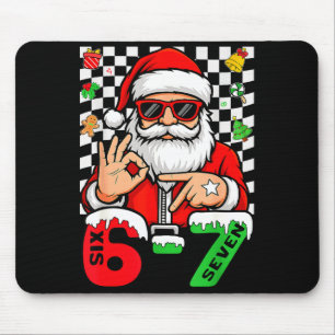 Tapis De Souris 67 Meme Six Seven Santa Noël Christmas Hommes Femm