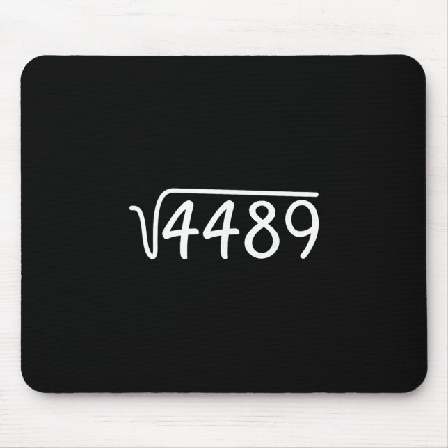Tapis De Souris 67 Meme Square Root 4489 Teen Six Seven Slang Math (Devant)