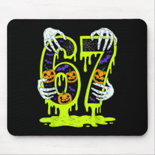 Tapis De Souris 67 Meme Squelette Tendance Halloween Drôle Six Sep