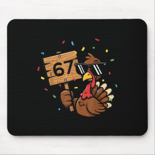 Tapis De Souris 67 Meme Thanksgiving Dinde Drôle 6 7 Garçons Adole