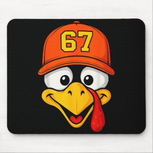 Tapis De Souris 67 Meme Visage de dinde Six Sept Action de grâce 6