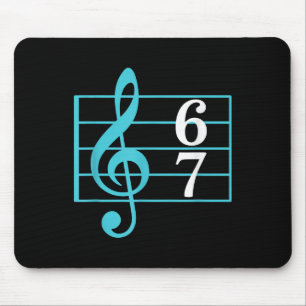 Tapis De Souris 67 Musique Mème Argot Six Sept Professeur de Musiq