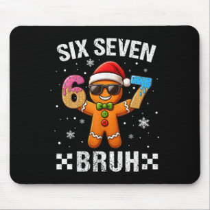 Tapis De Souris 67 Noël 6 7 Mème Bonhomme en pain d'épice Xmas Pyj