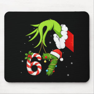 Tapis De Souris 67 Noël 6 7 Mème Pyjama Fête Gen Alpha Sl