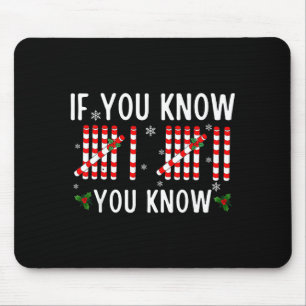 Tapis De Souris 67 Noël Drôle Si Vous Savez Vous Savez Six Sept