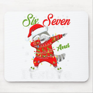 Tapis De Souris 67 Noël Drôle Six Sept Bruh Mème Brainrot Sa