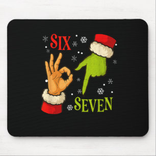 Tapis De Souris 67 Noël Père Noël Vert 6 7 Mème Internet X