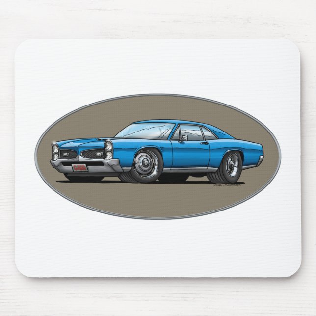 Tapis De Souris 67 Pontiac GTO_blue (Devant)