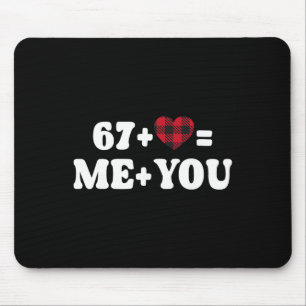 Tapis De Souris 67 Saint-Valentin Je t'aime drôle Joyeuse Saint-Va