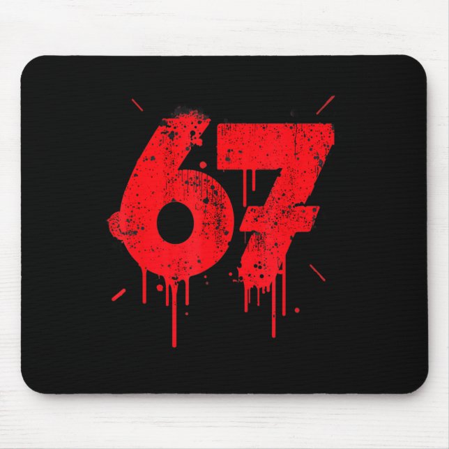 Tapis De Souris 67 Shirt, Funny Shirts 67 Meme Six Seven Men Teen  (Devant)
