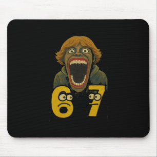 Tapis De Souris 67 Six Seven 6 7 Conception de Mème Drôle 6 7 2