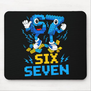 Tapis De Souris 67 Six Seven 6-7 Drôle Brainrot Meme Ados Gen Alp