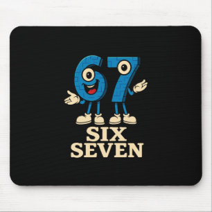 Tapis De Souris 67 Six Seven 6-7 - Drôle de Brainrot Italien Enfan