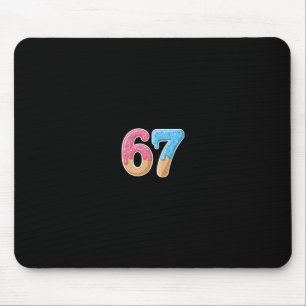 Tapis De Souris 67 Six Seven 6 7 Mème Crème Glacée Drip Avant Et D