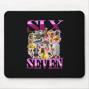 Tapis De Souris 67 Six Seven Anniversaire Mème Viral Italien Brain