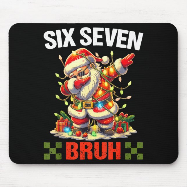 Tapis De Souris 67 Six Seven Burh Funny Christmas 6 7 Meme Men Wom (Devant)