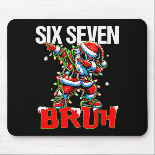 Tapis De Souris 67 Six Seven Burh Père Noël Noël 6 7 Mème Hommes F