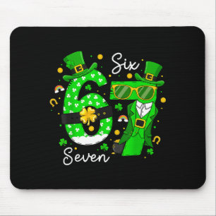 Tapis De Souris 67 Six Seven Drôle de jour de la Saint-Patrick Lep