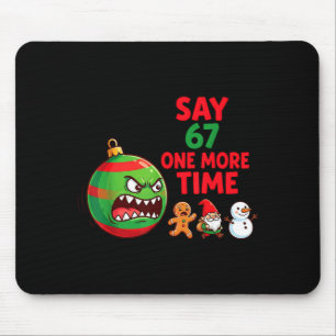 Tapis De Souris 67 Six Seven Drôle de Noël 6 7 Mème Blague Hommes