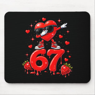 Tapis De Souris 67 Six Seven Glace Memes Drôle Saint-Valentin