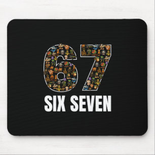 Tapis De Souris 67 Six Seven Italian Brainrot Gen Alpha Argot Meme