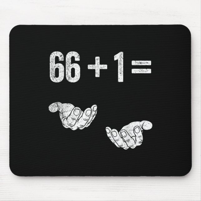 Tapis De Souris 67 Six Seven Mathématiques Mathématiques Cerveauro (Devant)