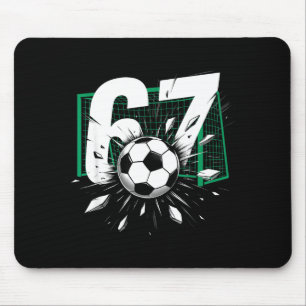 Tapis De Souris 67 Six Seven Soccer 6 7 Mème 67 Pour Garçons Homme