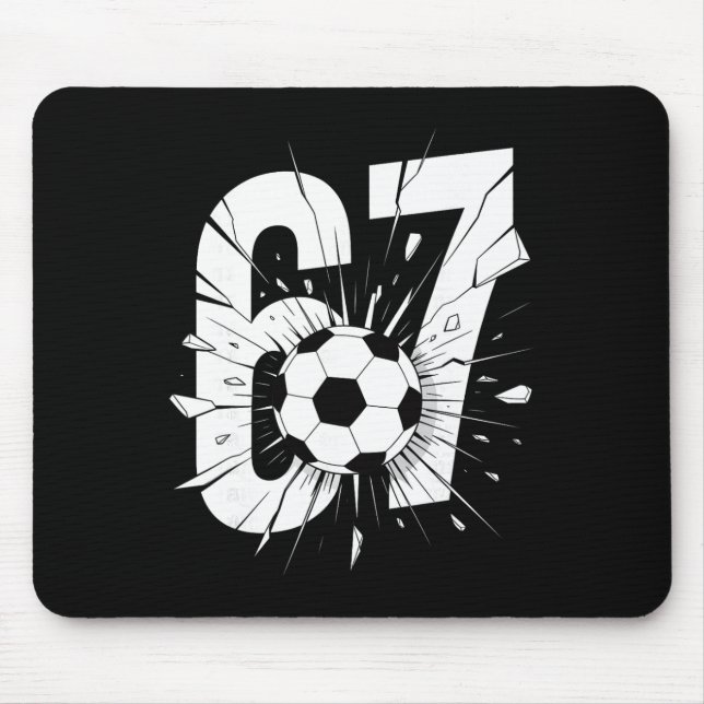 Tapis De Souris 67 Soccer Six Seven 6 7 Meme 67 _2  (Devant)