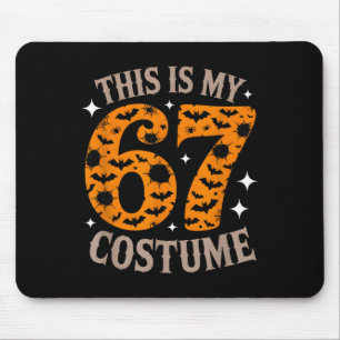 Tapis De Souris 67 Soixante-Sept Costume d'Halloween Drôle 6 7 Mèm