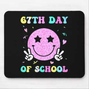 Tapis De Souris 67e jour de sourire visage six sept mème filles