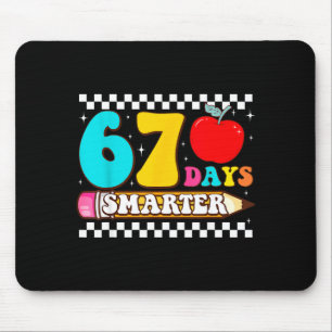Tapis De Souris 67e jour d'école 67 jours plus intelligent enseign
