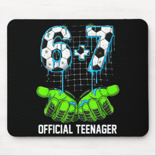 Tapis De Souris 6+7 = 13 Ans Garçons Filles Adolescent 13ème Anniv