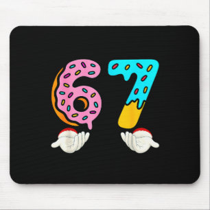 Tapis De Souris 6-7 Chemises de mème 67 Noël Brain Rot Drôle Garço