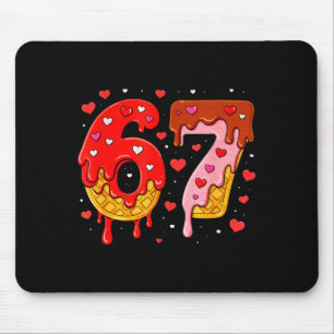 Tapis De Souris 6 7 Crème Dégoulinante Six Sept Mème Saint-Valenti
