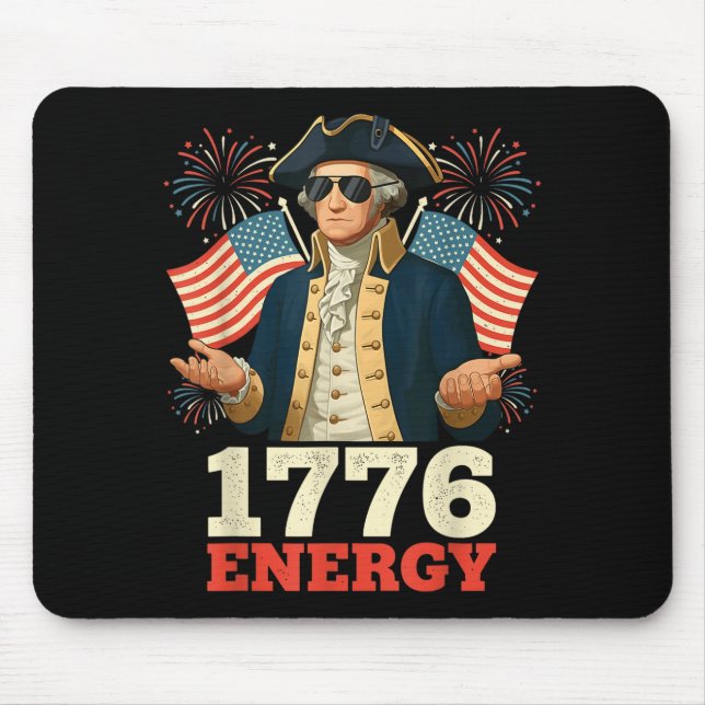 Tapis De Souris 6-7 George Washington Six Seven Meme Funny 4th Of  (Devant)
