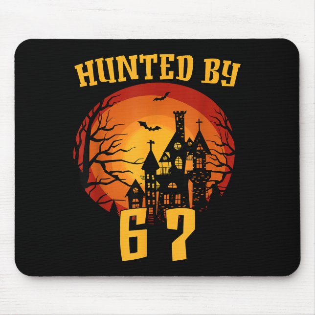 Tapis De Souris 6 7 halloween 67 mème six sept fantôme génération  (Devant)