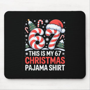 Tapis De Souris 6-7 Mème Gen Alpha C'est Mon Pyjama De Noël 67