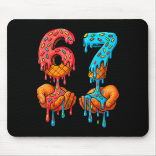 Tapis De Souris 6 7 Mème Glace Goutte Drôle Gen Alpha Argot
