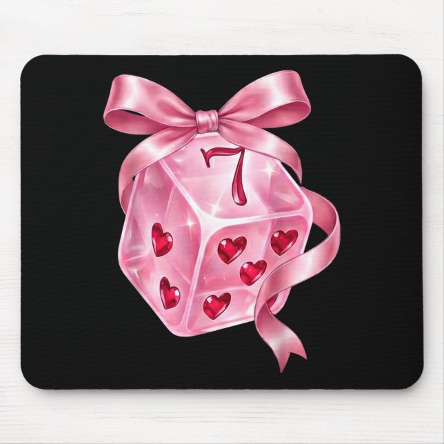 Tapis De Souris 6 7 Preppy Valentine Y2k Funny Coquette Nk Dice Bo (Devant)