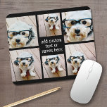 Tapis De Souris 6 Collage photo - vous pouvez changer la couleur a<br><div class="desc">Utilisez vos photos Instagram carrés pour obtenir les meilleurs résultats ! POUR MODIFIER L'ARRIÈRE - PLAN - cliquez sur la personnaliser ou la zone de conception avancée, puis choisissez une couleur dans le sélecteur de couleurs. Ajoutez vos photos et clichés préférés à cette bande de film pour un garde-mémoire amusant....</div>