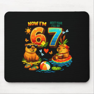 Tapis De Souris 6 l'année prochaine 7 capybara 67 mème anniversair