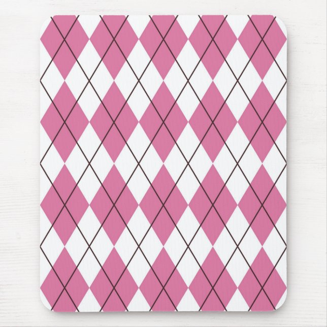 Tapis De Souris 70 s Tartan Pinky (Devant)