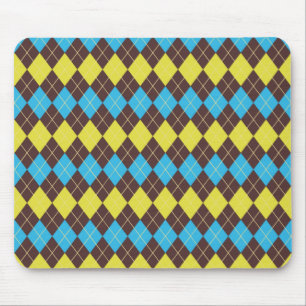 Tapis De Souris 70s Scottish Tartan-Pattern