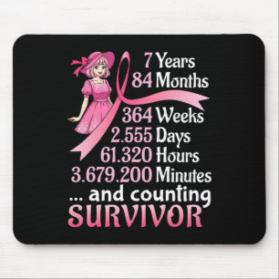 Tapis De Souris 7 Ans 84 Mois Et Comptage Cancer Du Sein Survi