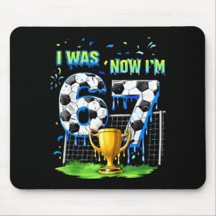 Tapis De Souris 7e anniversaire enfants drôle de football j'ai 6 a