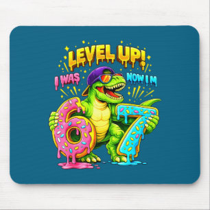 Tapis De Souris 7e anniversaire je suis maintenant sept ans dinosa